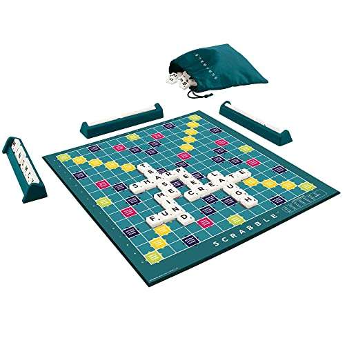 Mattel Games Scrabble original, juegos de mesa para adultos y niños a partir de 10 año