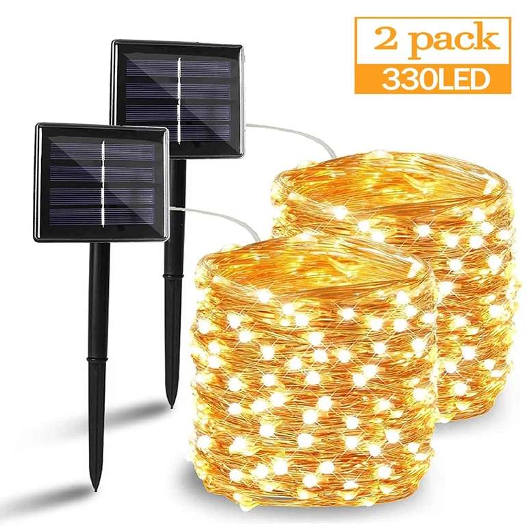 Pack Guirnalda de luces LED solares para exteriores Impermeables (El 16 de Agosto 10:00 horas)
