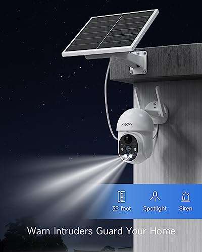 Cámara de vigilancia solar WiFI 10000mA para exteriores