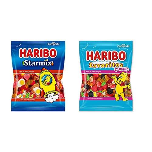 HARIBO Starmix, 1 x150 g & Favoritos Classic, 1 x 150 g