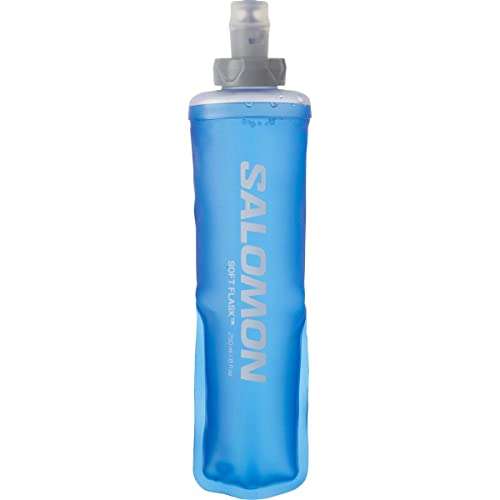 Salomon Softflask 250ml/8oz 28mm tapa botella de agua Flexible Compatible con Active Skin Trailblazer Hydra Vest Trail Running senderismo