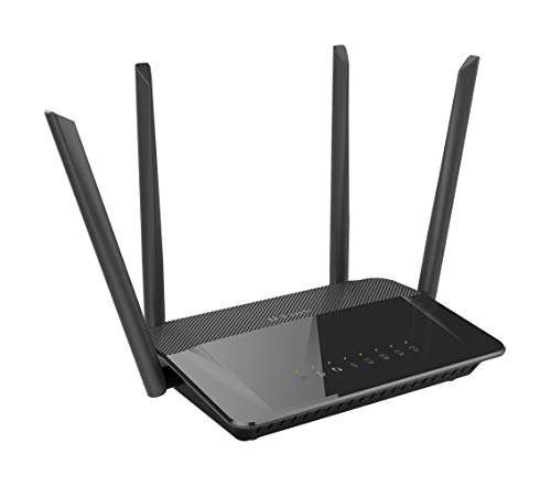 Link DIR-842 - Router WiFi AC 1200 Mbps 802.11ac, 4 Puertos Gigabit Ethernet RJ-45 10/100/1000 Mbps, 1 Puerto WAN Gigabit, WPS, WPA2, QoS