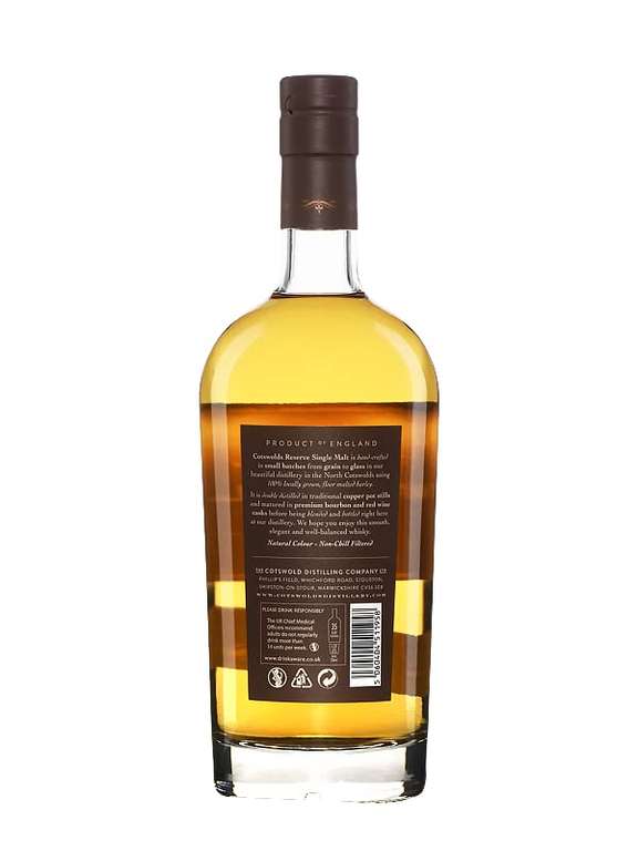 Cotswolds RESERVE Single Malt Whisky 50%