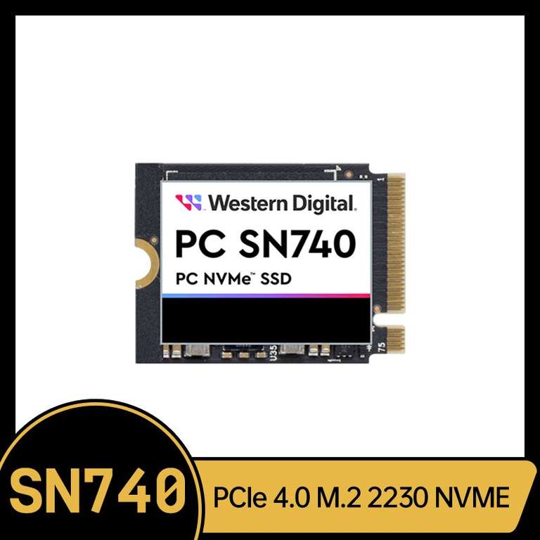 SSD WD SN740 1TB - Perfecto para Steam Deck