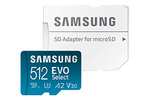 Micro SD Samsung EVO Select 512GB amazon.de