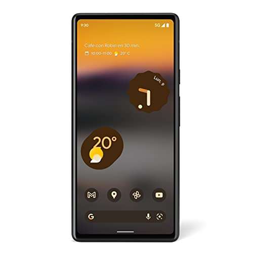 GOOGLE PIXEL 6A Smartphone 5G, color Carbón