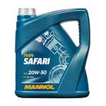 MANNOL Safari Aceite 20W 50 SG/CD: Rendimiento confiable para su motor