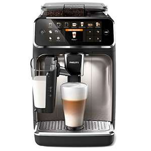 Philips EP5447/90 Serie 5400 Cafetera superautomática, 12 variedades de café, Tecnología LatteGo, Molinillo cerámico, Pantalla táctil