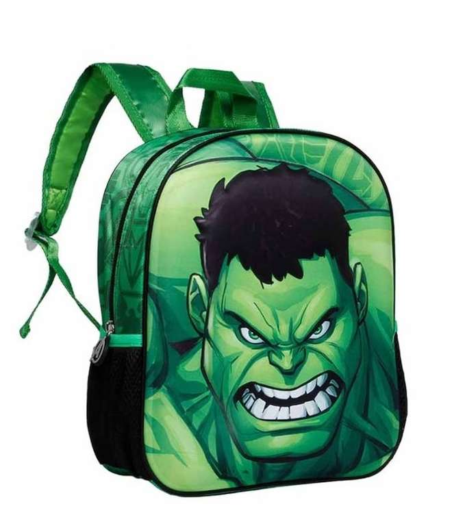 Mochila 3D Pequeña Hulk Destroy Karactermania Verde