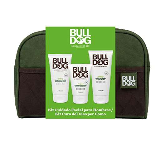 Bulldog Kit For Men Facial+Gel+Hidrat+Neceser