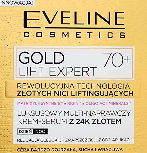 Crema Eveline Cosmetics Gold Lift Expert
