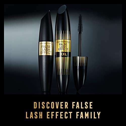 Max Factor False Lash Effect Deep Raven Black Mascara de pestañas, Tono black -13,1gr
