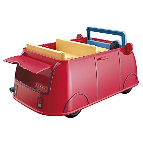 El Auto Rojo de la Familia de Peppa - Frases y Efectos de Sonido - Incluye 2 Figuras - Edad: 3+