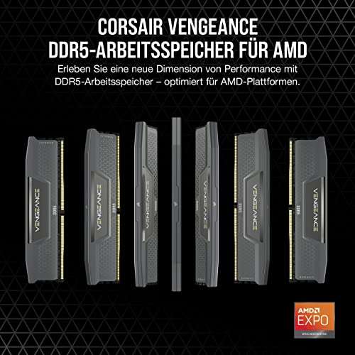Memoria RAM DDR5 Corsair Vengeance 32GB (2x16GB) 6000MHz C36
