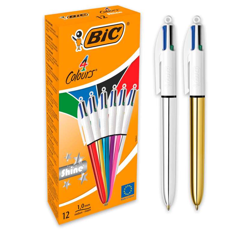 Bic, Bolígrafos metalizados, Bic 4 colores