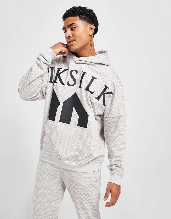 Sudadera SikSilk Smart Overhead Hoodie Gris