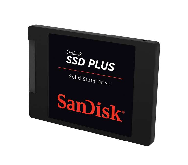 SSD 240 GB SanDisk SSD PLUS, Lectura 530 MB/s, Escritura 440 Sata III, 2.5", Negro