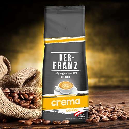 Café en Grano Der-Franz - 3 x 500Gr. Café Crema con certificación UTZ