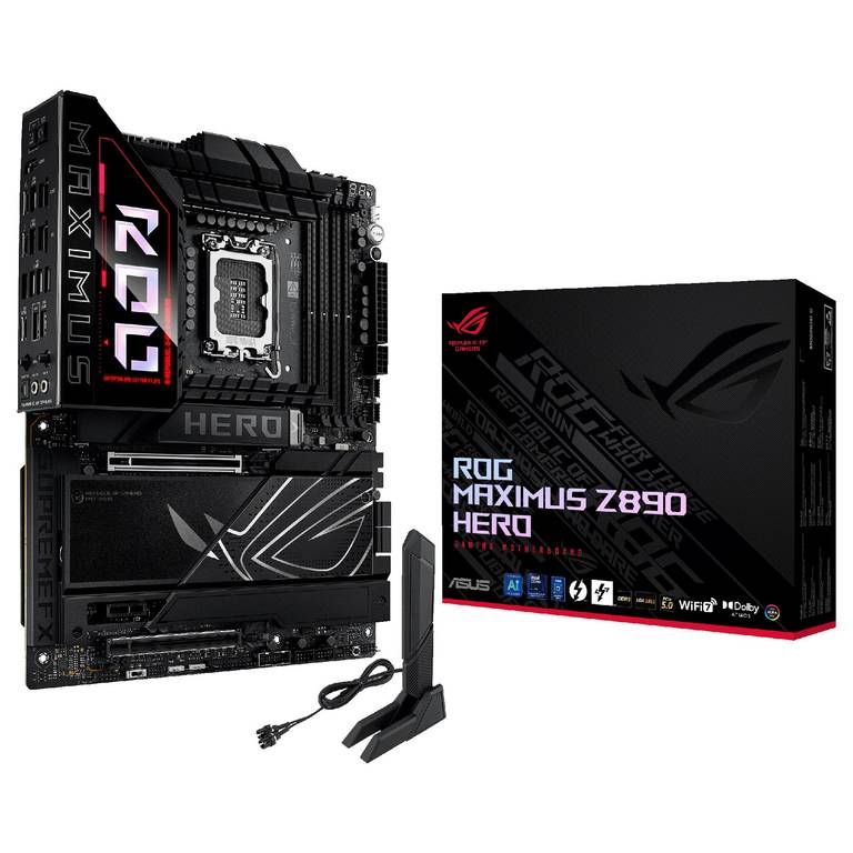 Placa base ASUS ROG MAXIMUS Z890 HERO ATX (LGA 1851, 22 Fases 110A, 6x M.2, Wi-Fi 7, TB4) por 436€ [SOLO 3 UNIDADES] (POR AMAZON)