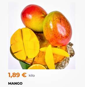 Mango 1ª a 1,89€ el Kilo