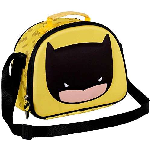 Karactermania Batman Bobblehead Bolsa Portamerienda 3D, Amarillo