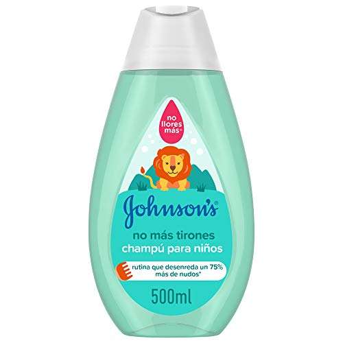 Johnson's Baby Champú No Más Tirones para Niños, Deja el Cabello Suave, Liso y Fácil de Peinar - 500 ml