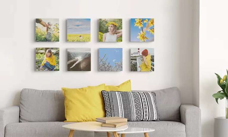 Photo Gifts Hasta 9 azulejos de espuma con fotos personalizadas con Photo Gifts (hasta 95% de descuento)