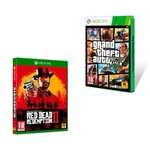 Pack Juego X-one Red Dead Redemption 2 - Microsoft Xbox-One+ Grand Theft Auto V (GTA V) Edición Premium videojuego para X-one