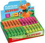 Kit de 24 Unidades | Plastilina Alpino para Niños No Tóxica | Colores Brillantes