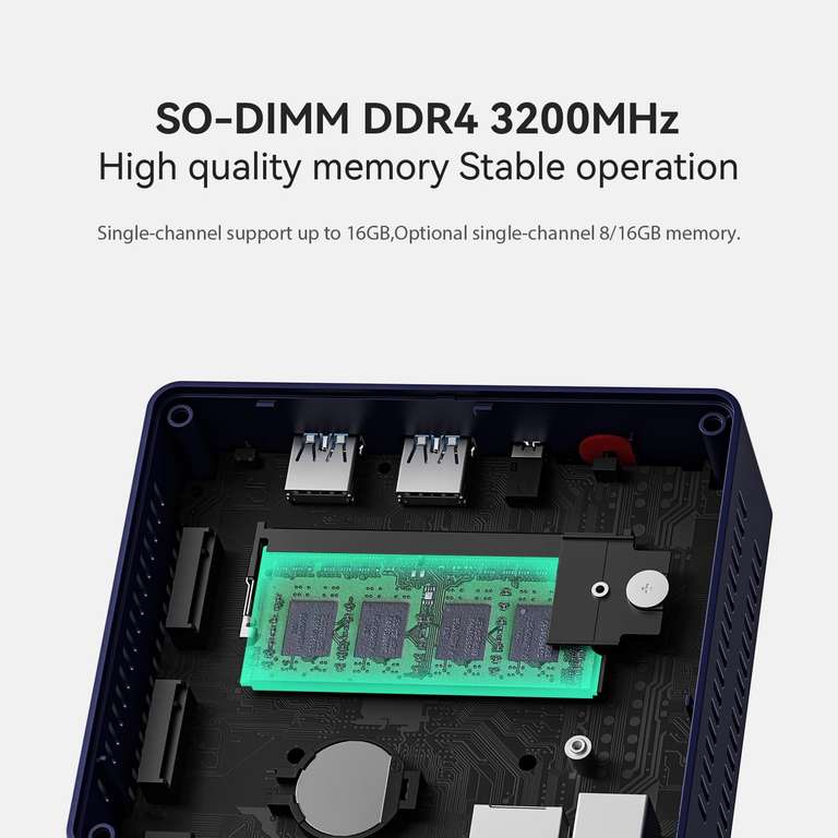 Beelink MINI-S13 Pro Mini PC, 16GB RAM, 500GB SSD a 188,99