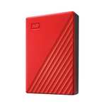 Disco Duro Portátil WD 4 TB My Passport con USB 3.0 - Rojo