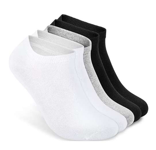 3 pares de calcetines Unisex - Algodón Transpirables Antideslizantes (Tallas del 35 al 46)