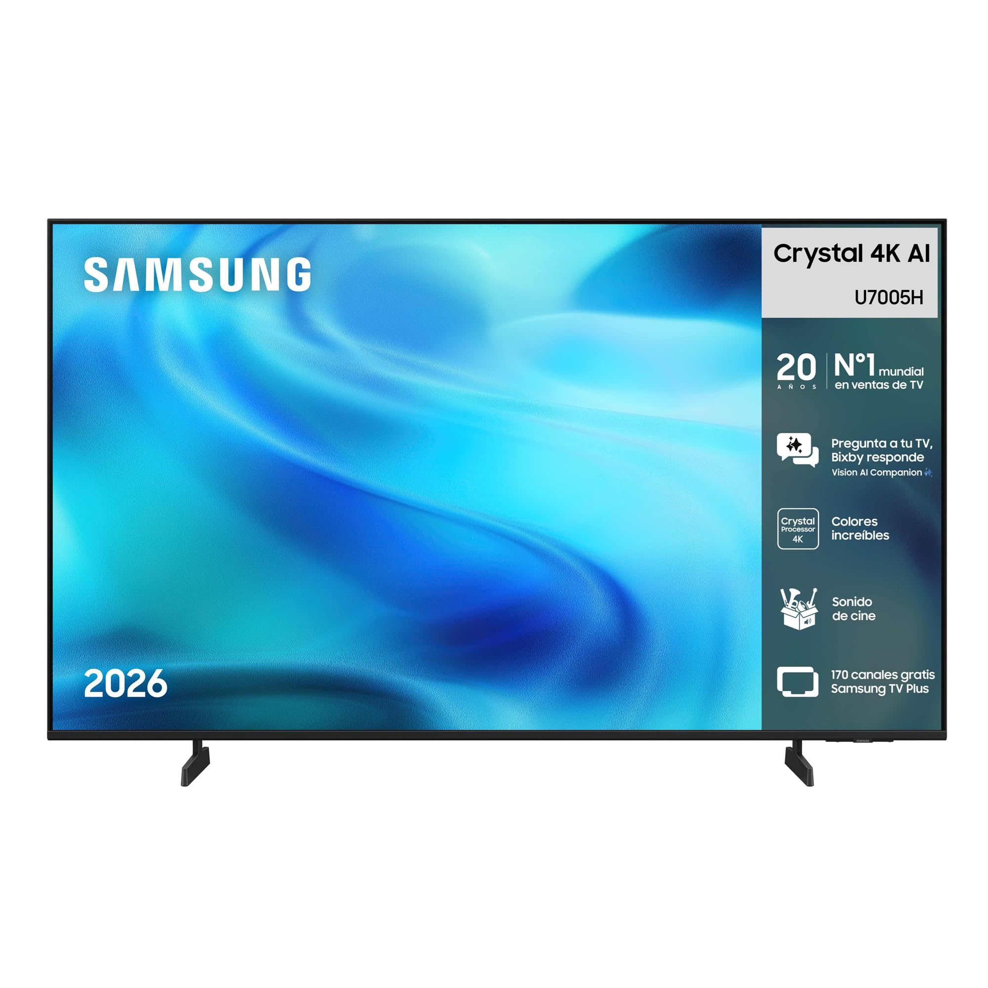 Samsung TV Crystal 4K AI U7005H 65" Smart TV con IA