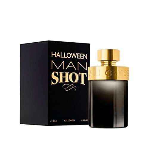 Halloween Man Shot, Eau de Toilette para Hombre, Fragancia Amaderada Oriental, 125 ml con Vaporizador