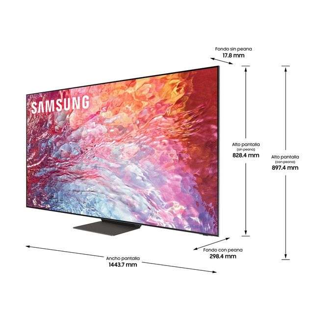 TV Neo QLED 189 cm (75") Samsung QE75QN700B Quantum Matrix Technology 8K Lite Inteligencia Artificial Smart TV