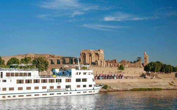 Tour por Egipto 7 noches (hotel 5* + crucero) pensión completa + 3 visitas +vuelos 568€ /persona (mayo)