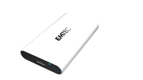 EMTEC - Unidad SSD Externa X210G de 1 TB, USB-C 3.2 3D NAND Flash