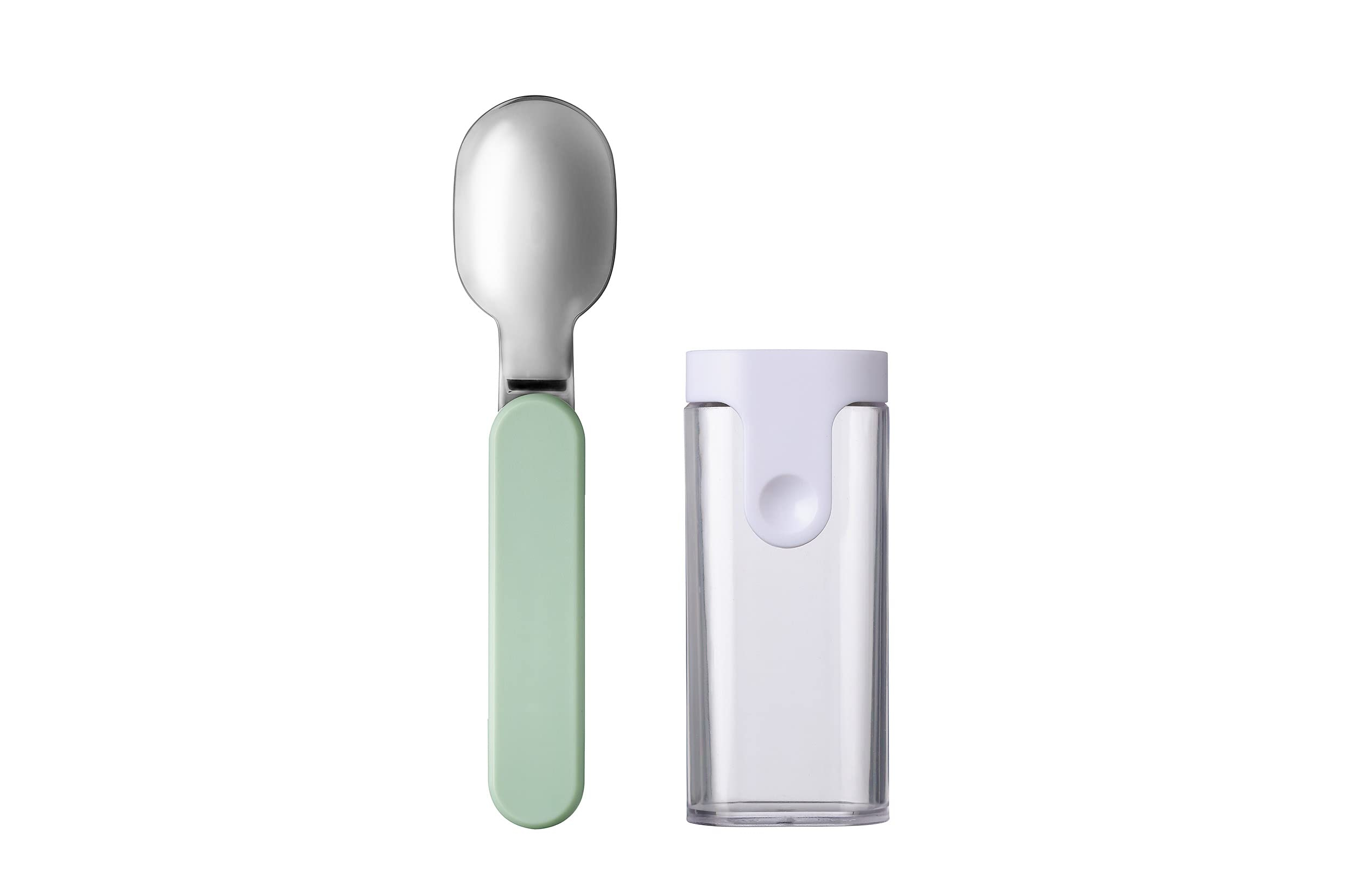 Mepal Cuchara Plegable de Acero Inoxidable con Estuche