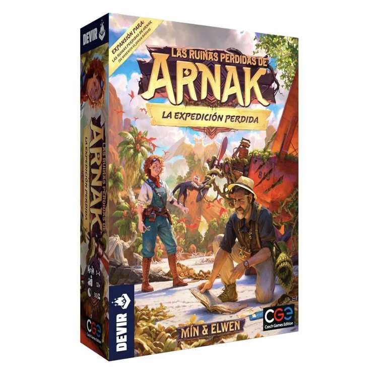 LAS RUINAS PERDIDAS DE ARNAK: LA EXPEDICION PERDIDA juego de mesa en castellano editado por Devir [NUEVO USUARIO 15.95€]