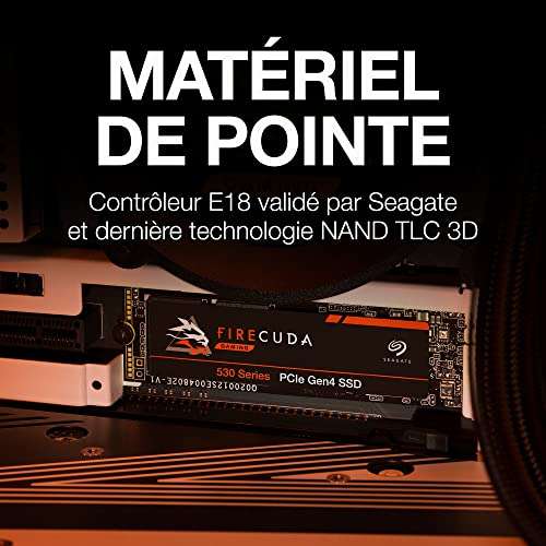 Seagate FireCuda 530 2TB SSD PCIe 4.0 TLC 3D, 2550 TBW