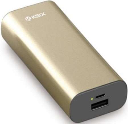Ksix Batería externa metalizada 4000mAh USB
