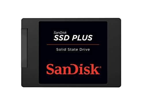 SanDisk SDSSDA-240G Plus – Disco sólido interno de 240 GB, SATA III SSD, con hasta 530 MB/s, Color Negro