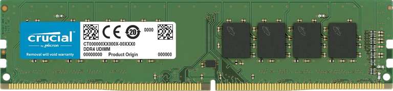 RAM Crucial 16GB 3200MHz solo 37.4€