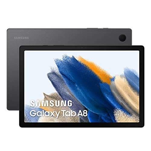 Samsung Galaxy Tab A8 - Tablet de 10.5” (4GB RAM, 128GB Almacenamiento, Wifi, Android 12) Gris - Versión española