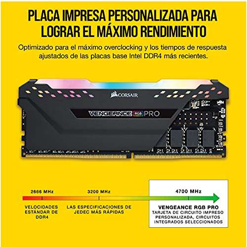 Corsair Vengeance RGB PRO 16 GB (2 x 8 GB) DDR4 3200 MHz C16 XMP 2.0
