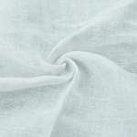 10 paños blancos de 100% algodón, con lazo, toallitas cosméticas/toallitas multiusos (azul)