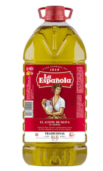 10 litros de aceite de oliva La Española. 6,27€/L (5L virgen extra y 5L aceite suave).