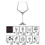 MasterPRO Set 10 copas grandes vinos 72 cl cristal Colección Wine