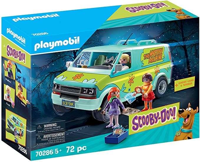Playmobil Scooby-Doo La Máquina Del Misterio Con Efectos De Luz,