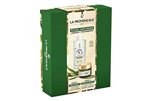 la Provençale Bio Pack Anti Edad Crema de Juventud 50Ml y Agua Micelar Anti Edad con Aceite de Oliva Bio Rico en Polifenoles Antioxidantes